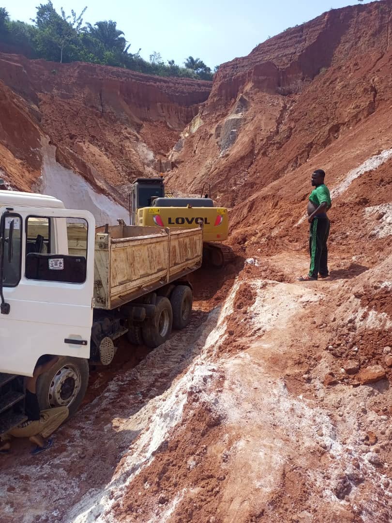 Quarry haulage activity